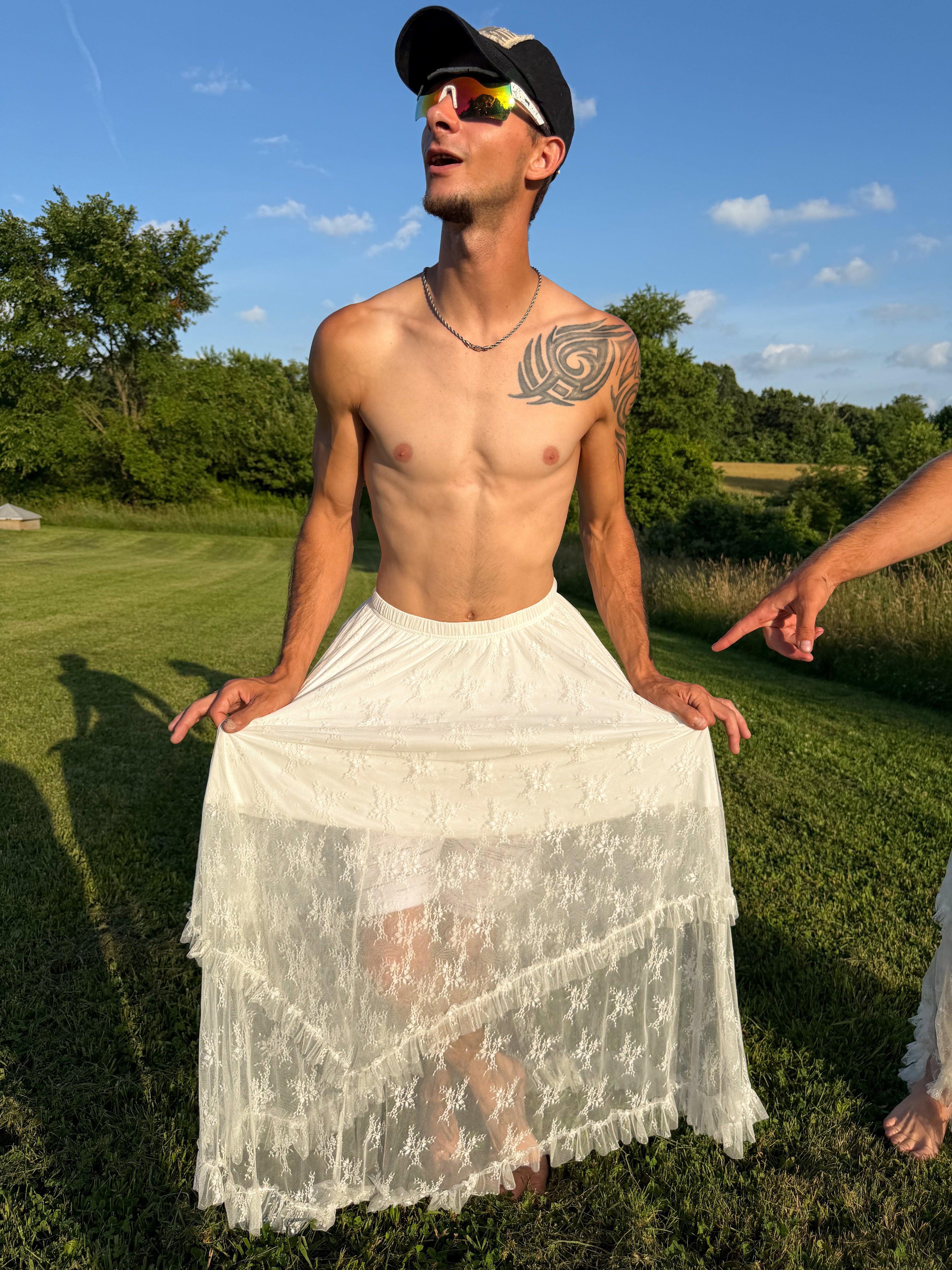 Meadow Mist Lace Skirt