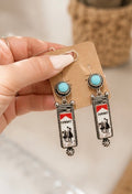 Wild West Turquoise Dangles